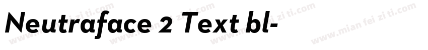 Neutraface 2 Text bl字体转换
